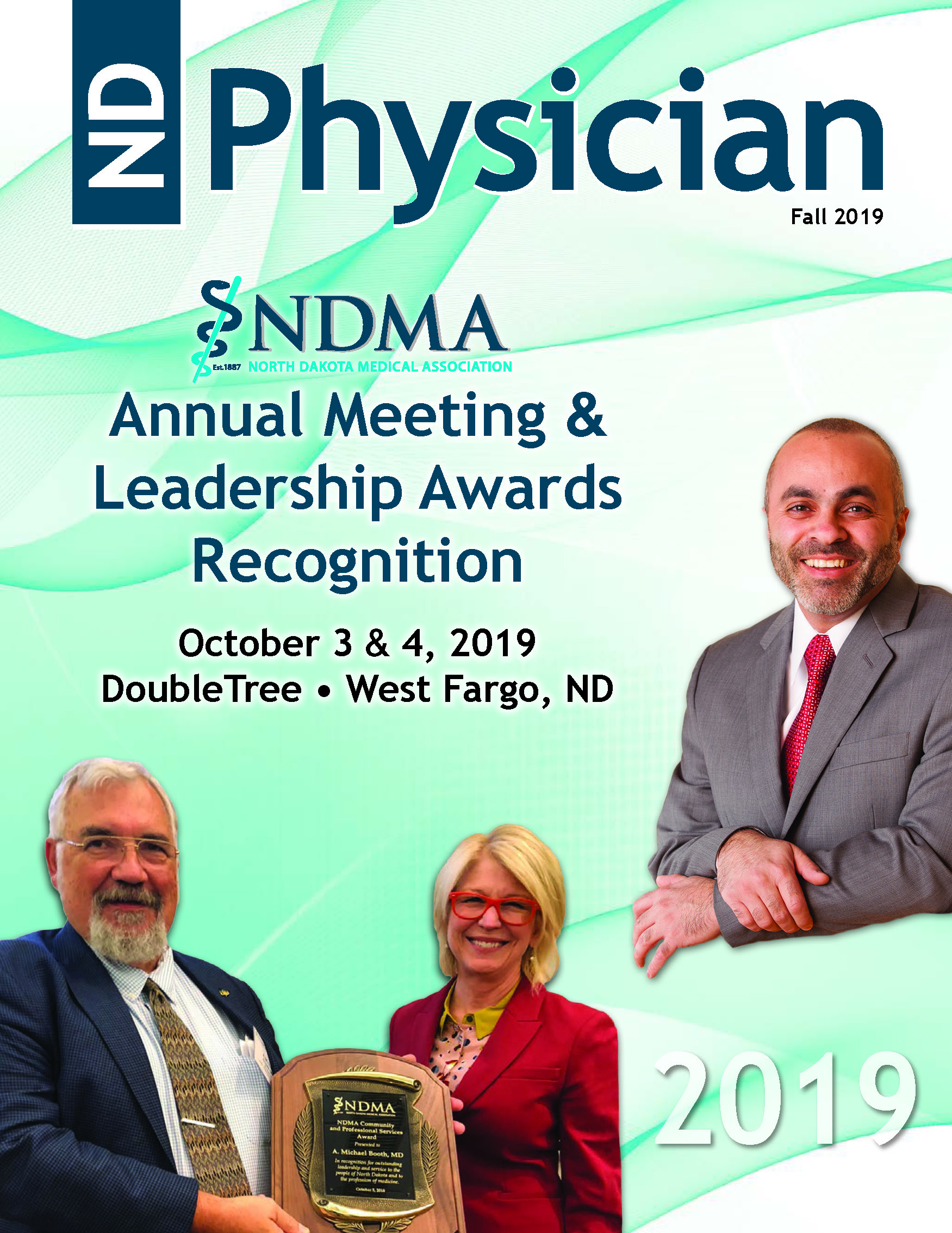 ND Physician Fall 2019 - Annual Meeting Edition magazine cover