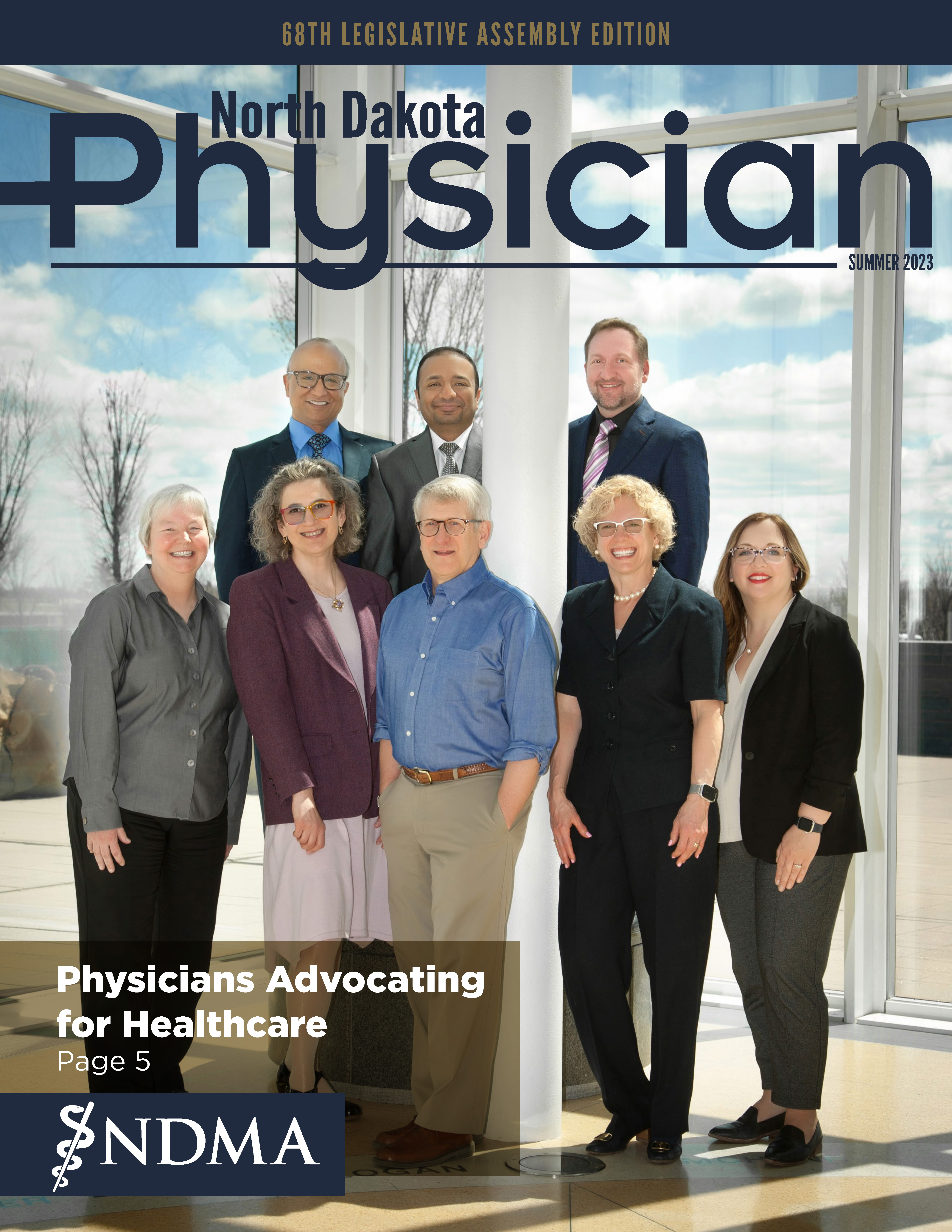 ND Physician Summer 2023 magazine cover