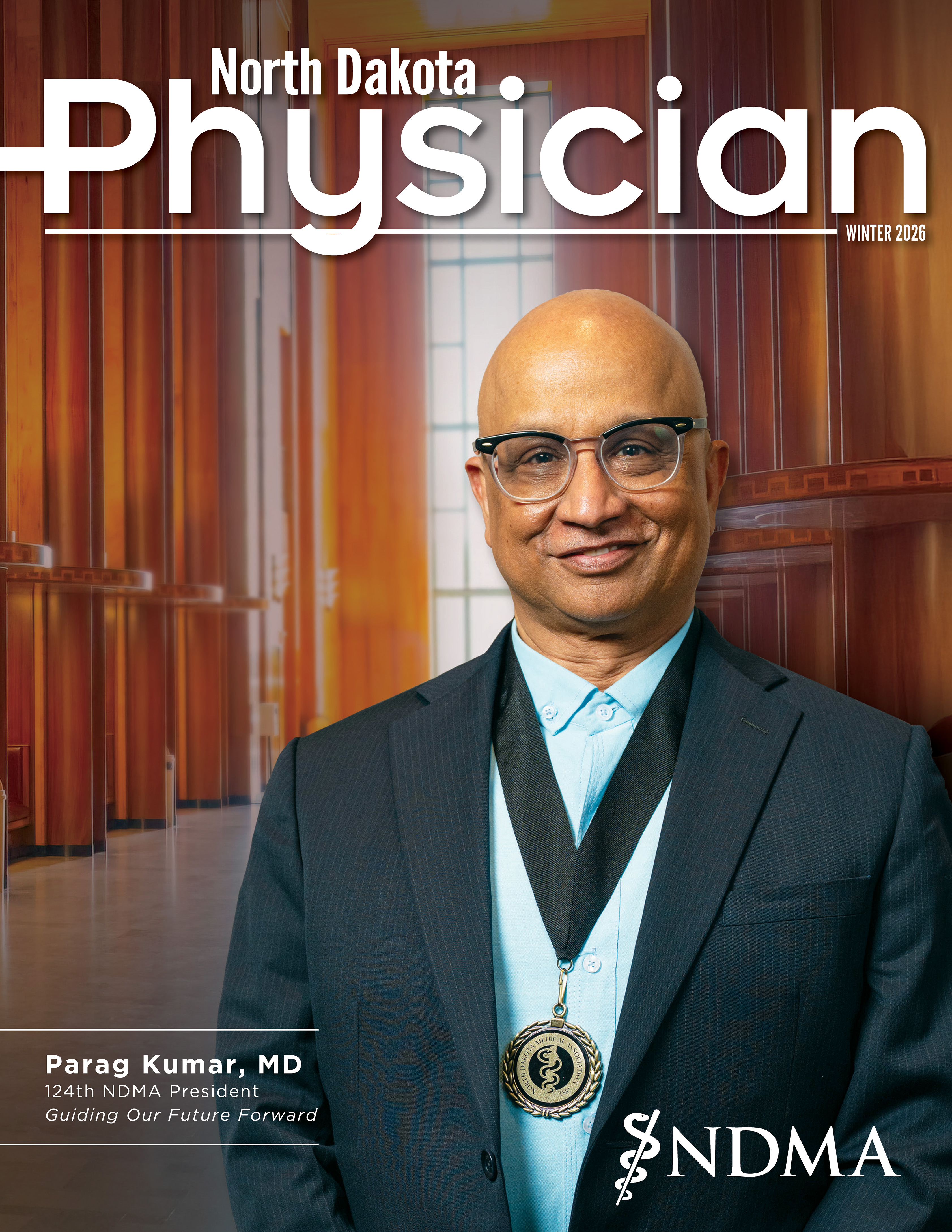 ND PHYSICIAN WINTER EDITION 2026 magazine cover