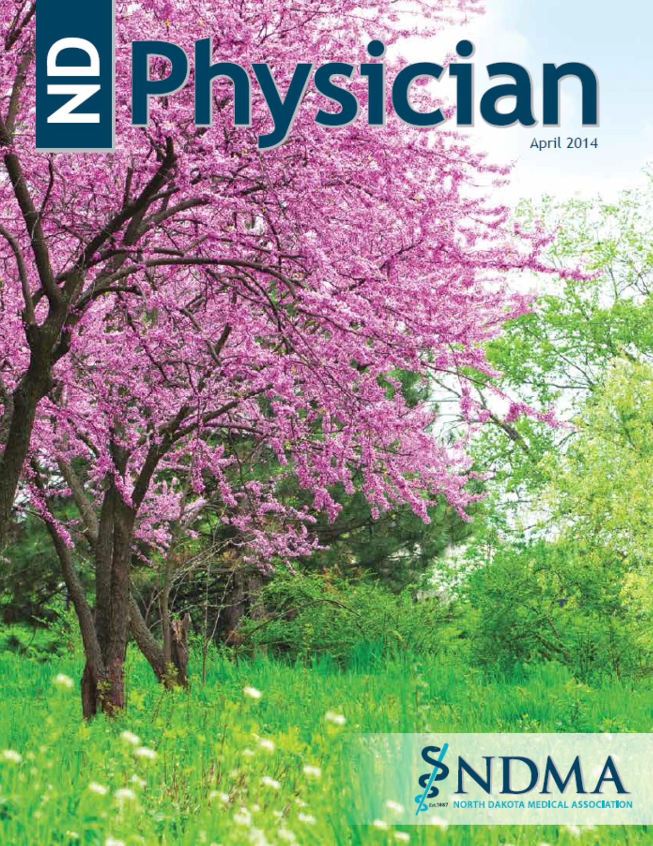 ND Physician April 2014 magazine cover